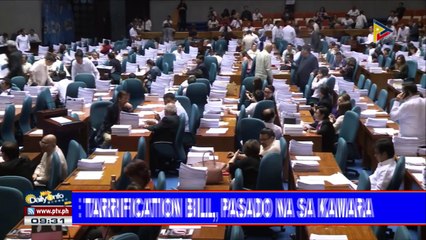 Rice tarrification bill, pasado na sa Kamara