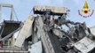 Italian Firefighters Examine Collapsed Genoa Bridge