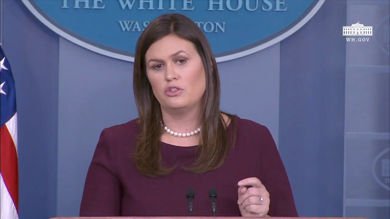 Sarah Sanders Can't Guarantee Trump Never Said The N Word But She Doesn't Think So