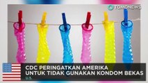 Jijik! CDC peringatkan orang untuk tidak pakai kondom bekas - TomoNews