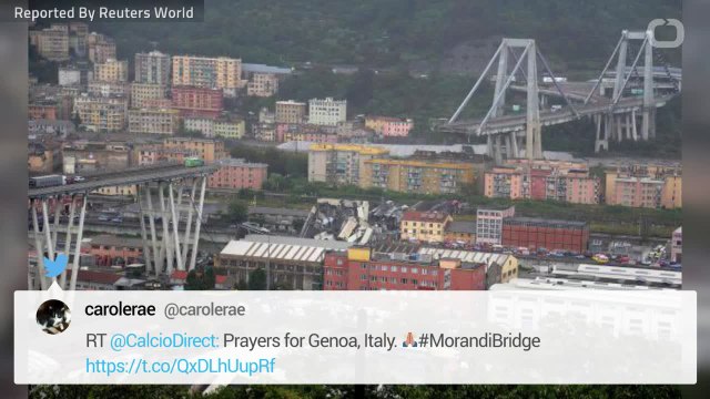 Dozens Feared Dead After Motorway Bridge Collapses In Italy
