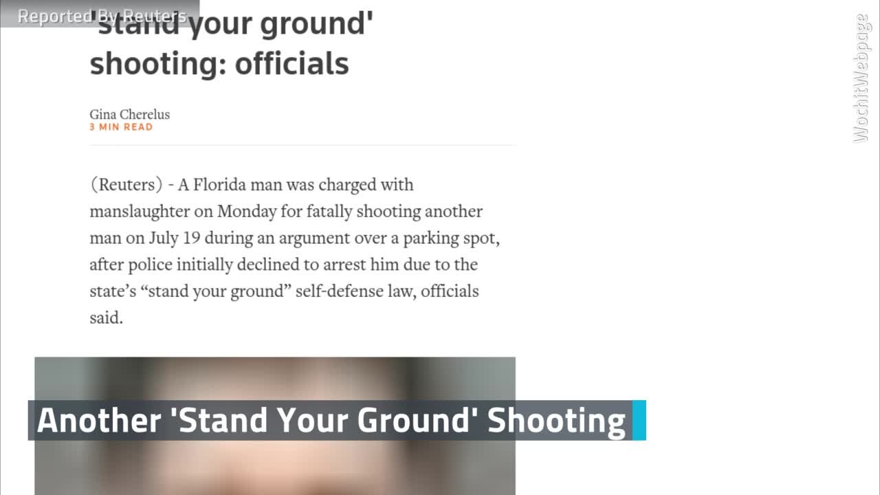 Another Florida "Stand Your Ground" Shooting
