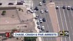 DPS: Five arrested after chase and foot pursuit near US 60 and Higley