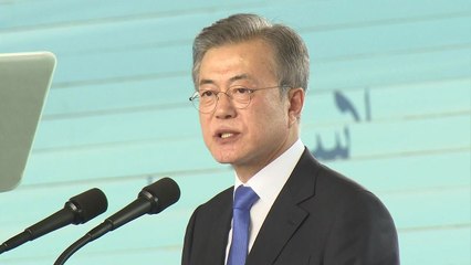 문재인 대통령 "분단 극복이 진정한 광복...북미대화 촉진 역할" / YTN