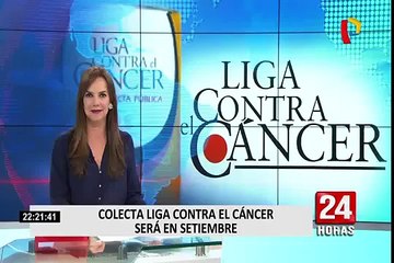 Liga Contra el Cáncer: colecta pública será este 06, 07 y 08 de setiembre
