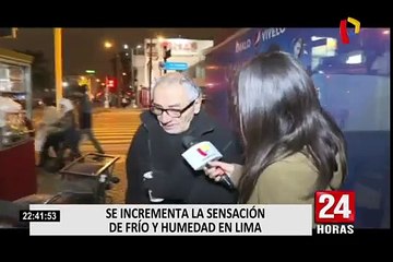 Limeños acuden a bebidas calientes para mitigar aumento de la sensación de frío