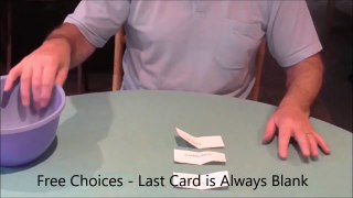 Face Off - Any Three Card Suits Are Freely Chosen. The Ending Will Surprise