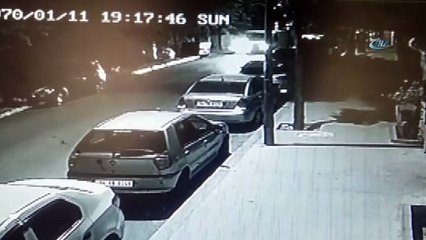 Esenyurt'taki plaka hırsızları kamerada