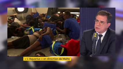 #Aquarius "Ce qui est important dans cette affaire c'est que c'est une solution européenne qui ait été trouvée (...) Il n'y a pas de solution nationale à cet enjeu" déclare Frédéric Descrozailles, député LREM du Val-de-Marne