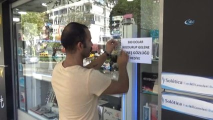 Alanya'da 300 Dolar Bozdurana Güneş Gözlüğü Bedava