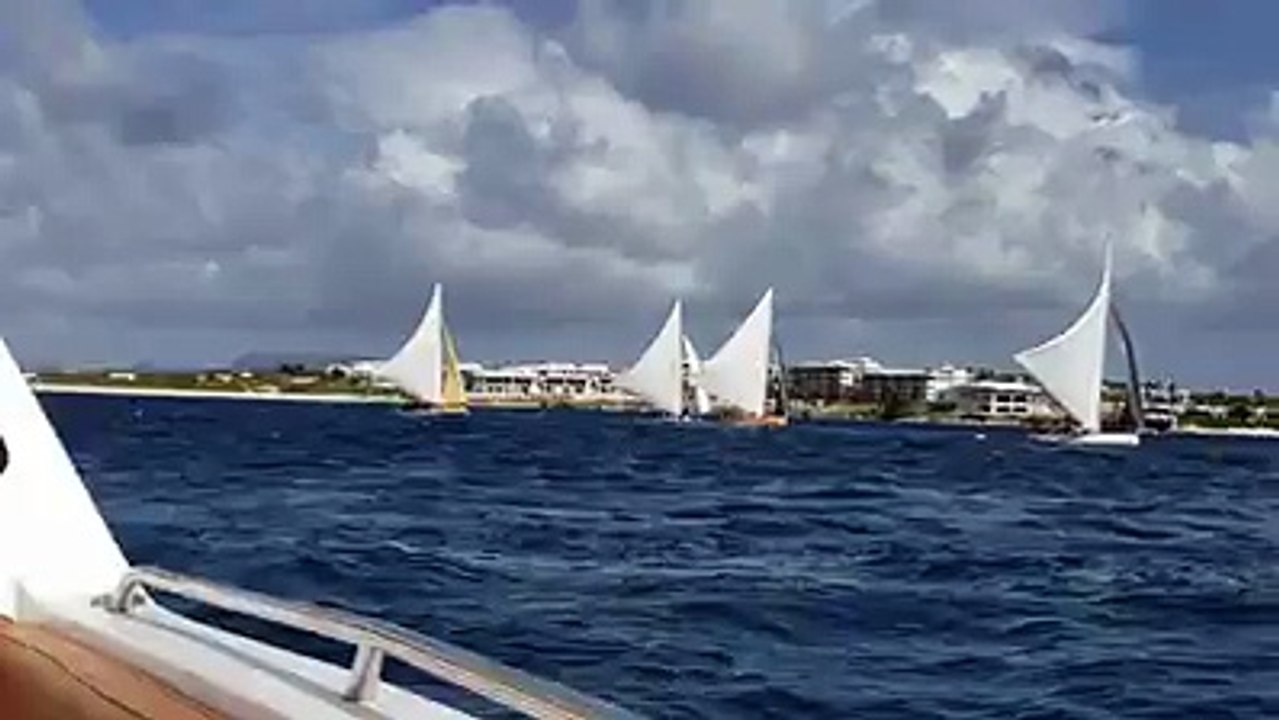 It's August Thursday and they are racing off Meads Bay today. Sailing is Anguilla's national sports and the competition is exciting! Come watch with us.