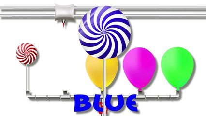 Learn Colors for Kids Children With Ballons And Candy