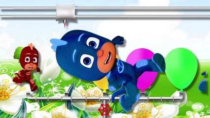 Learn Colors for Kids Children With Ballons And Pj Mask