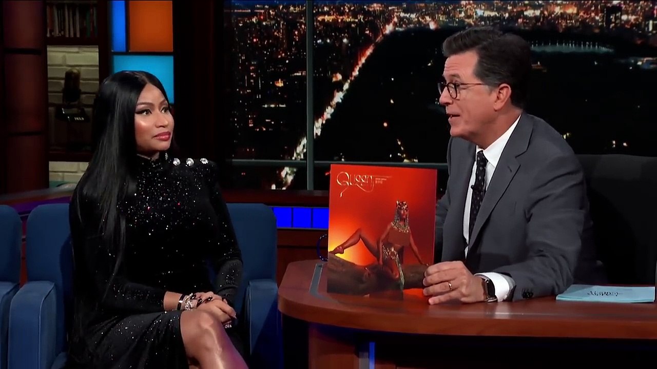 UNCUT: The Nicki Minaj Interview With Stephen Colbert