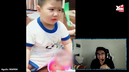 Pew Pew phản ứng khi thấy Khôi mập bị "bà kẹ" Google dọa: mát hết cả người nếu đẻ được cậu nhóc này!