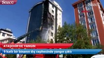 İstanbul’da 9 katlı binada yangın