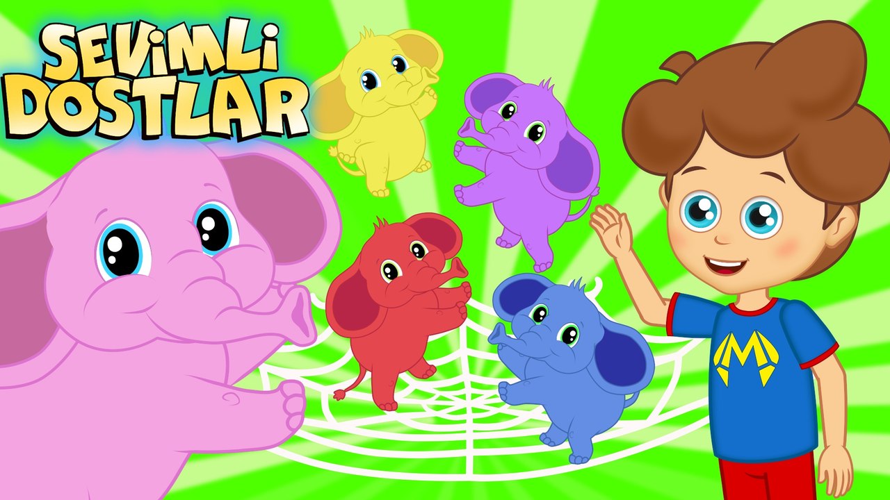 Zıp Zıp Filler - Sevimli Dostlar Çocuk Şarkıları | Okidokido