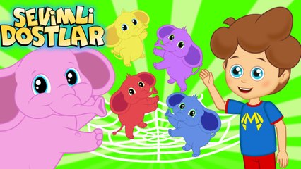 Zıp Zıp Filler - Sevimli Dostlar Çocuk Şarkıları | Okidokido