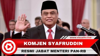 Dilantik Presiden Jokowi, Komjen Syafruddin Resmi Menjabat Sebagai Menteri PAN-RB