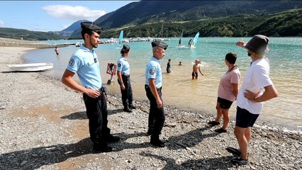 Les gendarmes veillent sur le lac de Monteynard