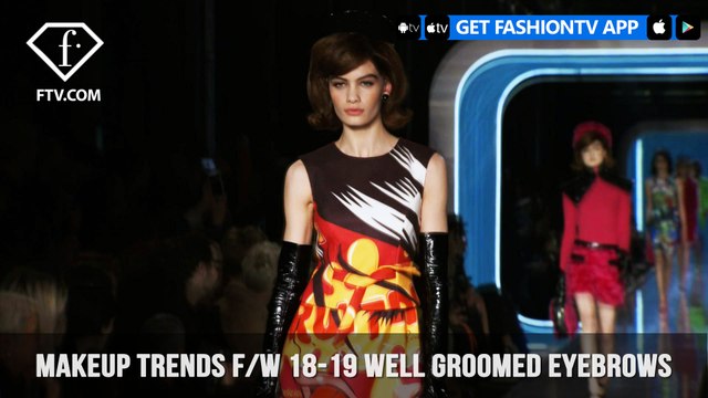 Well Groomed Eyebrows Makeup Trends Fall/Winter 2018-19 Fashion Shows | FashionTV | FTV