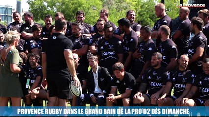 Provence Rugby dans le grand bain de la PRO D2 dès dimanche