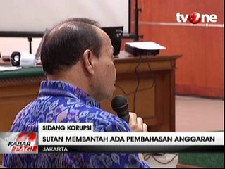 Sutan Bhatoegana Enggan Jelaskan Wanita Penerima Dana Dugaan Suap