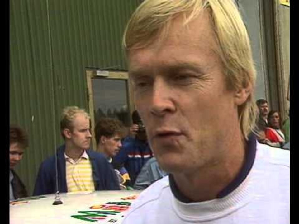 Ari Vatanen in his Sierra Cosworth at the 1000 Lakes Rally