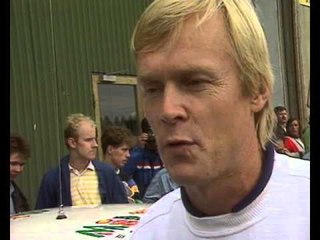 Ari Vatanen in his Sierra Cosworth at the 1000 Lakes Rally