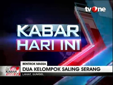 Rebutan Hak Kelola Pasar, 2 Kelompok Massa Bentrok di Lahat