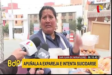 SJM: ciudadano extranjero intentó suicidarse tras acuchillar a su expareja