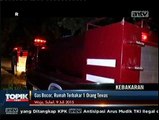 Gas Bocor Akibatkan Rumah Terbakar dan 1 Orang Tewas