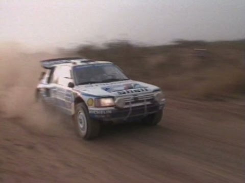 Photo Ancienne – Juha Kankkunen Et Ari Vatanen – Rallye 1986 – Tirage Original