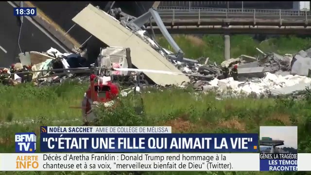 Il va nous laisser un gros vide : les proches des victimes françaises du viaduc de Gênes témoignent
