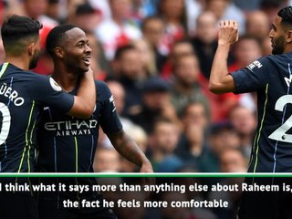 Sterling is 'more comfortable in Man City environment' - Wright
