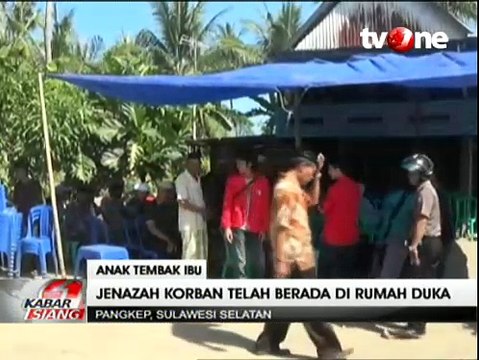 Jenazah Ibu yang Tewas Tertembak Putrinya Tiba di Rumah Duka