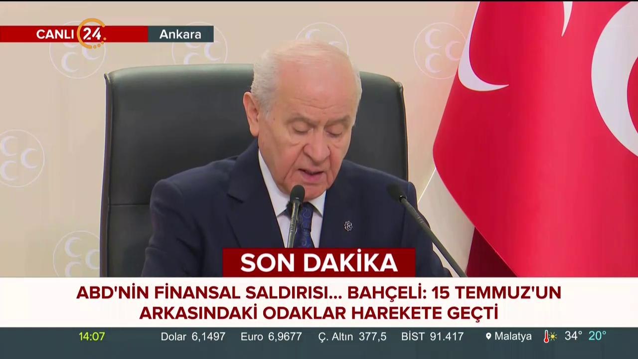 Devlet Bahçeli konuşuyor