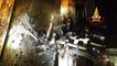 Genova, crollo del ponte Morandi: le immagini del drone dei soccorsi notturni