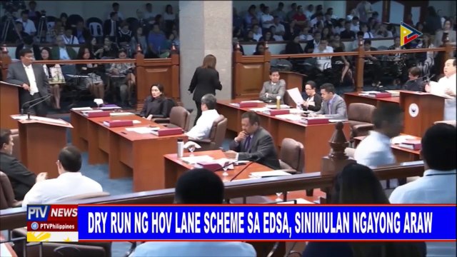 Dry run ng HOV lane scheme sa EDSA, sinimulan ngayong araw 22