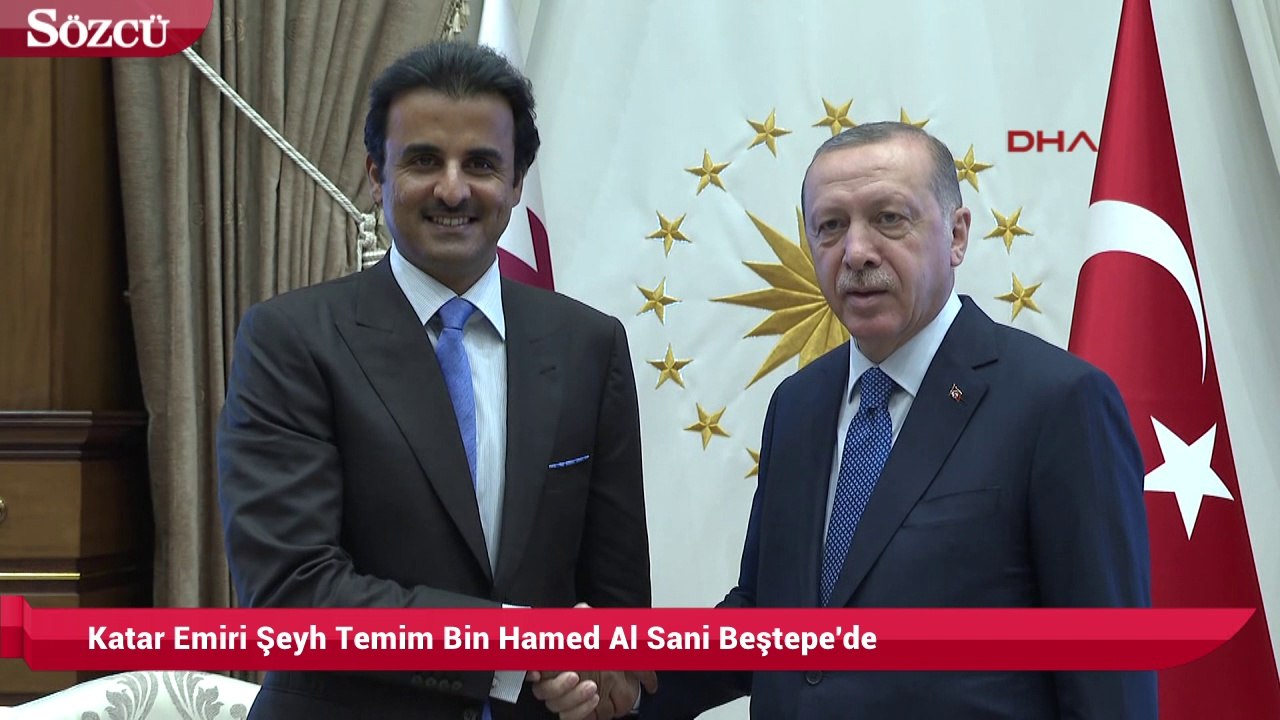 Katar Emiri Şeyh Temim Bin Hamed Al Sani Beştepe'de