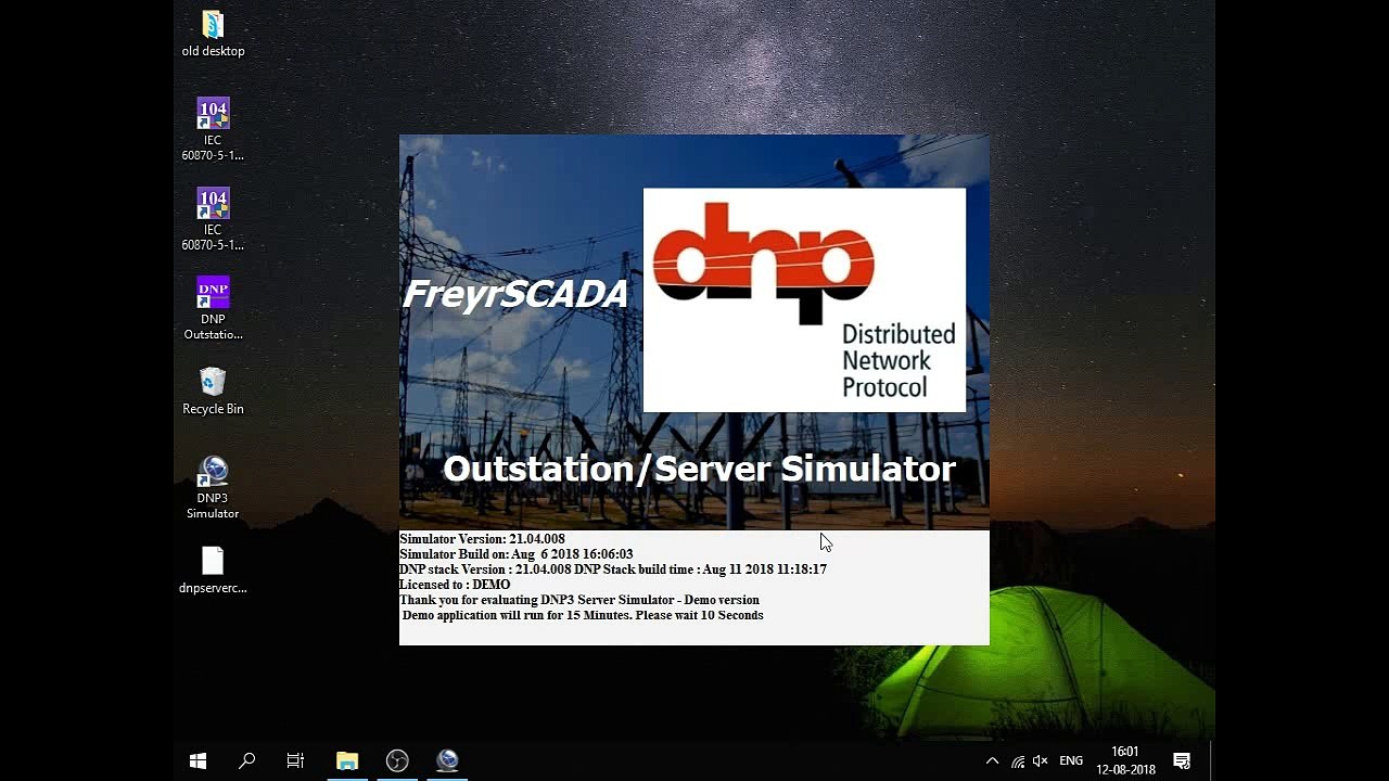 DNP3 Protocol Outstation Server Simulator Conformance testing with Third Party Test Tool