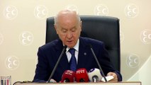 Bahçeli: '15 Temmuz'da tepemizden atılan bombalarla pimi çekilen döviz bombası aynı cani merkezlerde imal edilmiştir' - ANKARA