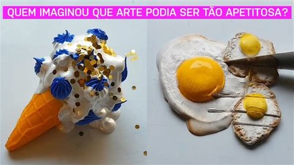 Quem imaginou que a arte poderia ser tão apetitosa?