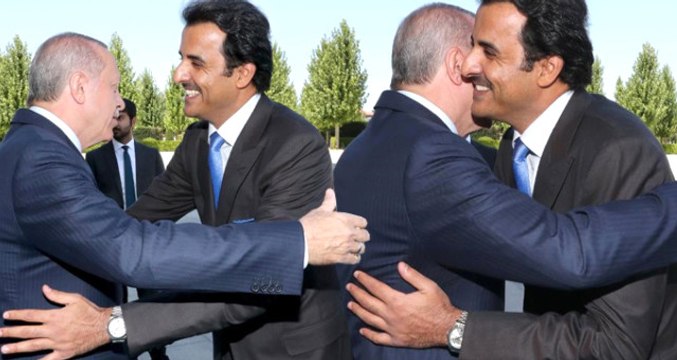 Katar Emiri Şeyh Temim Bin Hamed Al Sani Beştepe'de! Erdoğan, Sarılarak Karşıladı