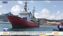 L'Aquarius vient d'accoster à Malte