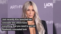 Kim Kardashian Uses Concealer on Her Lashes For a Very Good Reason
