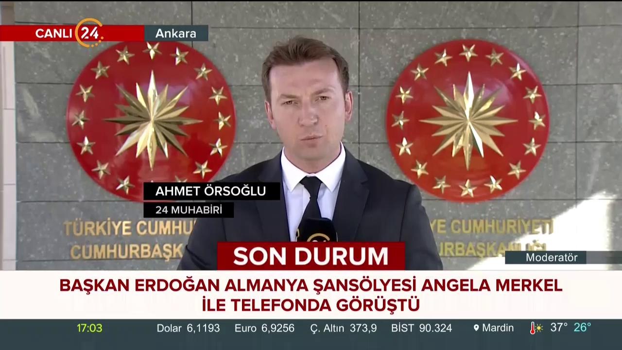 Erdoğan-Merkel görüşmesi