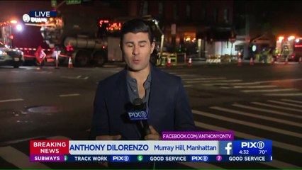 Manhole Catches Fire Near Midtown Tunnel