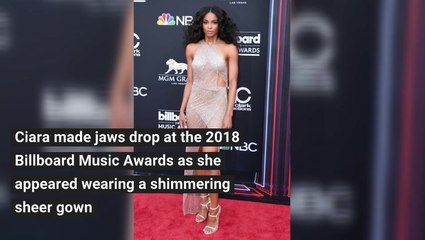 Ciara Flaunts Everything In A Glitzy Sheer Dress