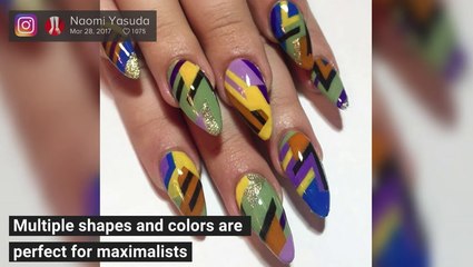 Fresh Nail Art Ideas for Geometry Obsessives